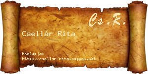 Csellár Rita névjegykártya